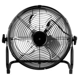 12" Floor Fan Copper Motor High-Velocity with 3 Adjustable Speeds Household Appliances - Tophatter Daily Deals