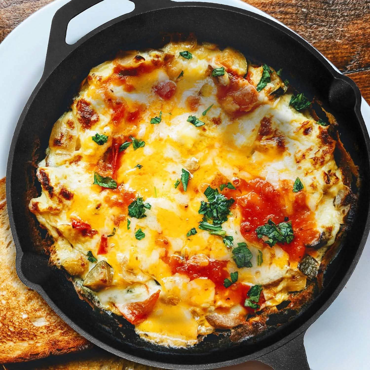 12 Inch Pre-Seasoned Cast Iron Skillet Oven Safe Cookware Kitchen Tools & Gadgets - Tophatter Daily Deals