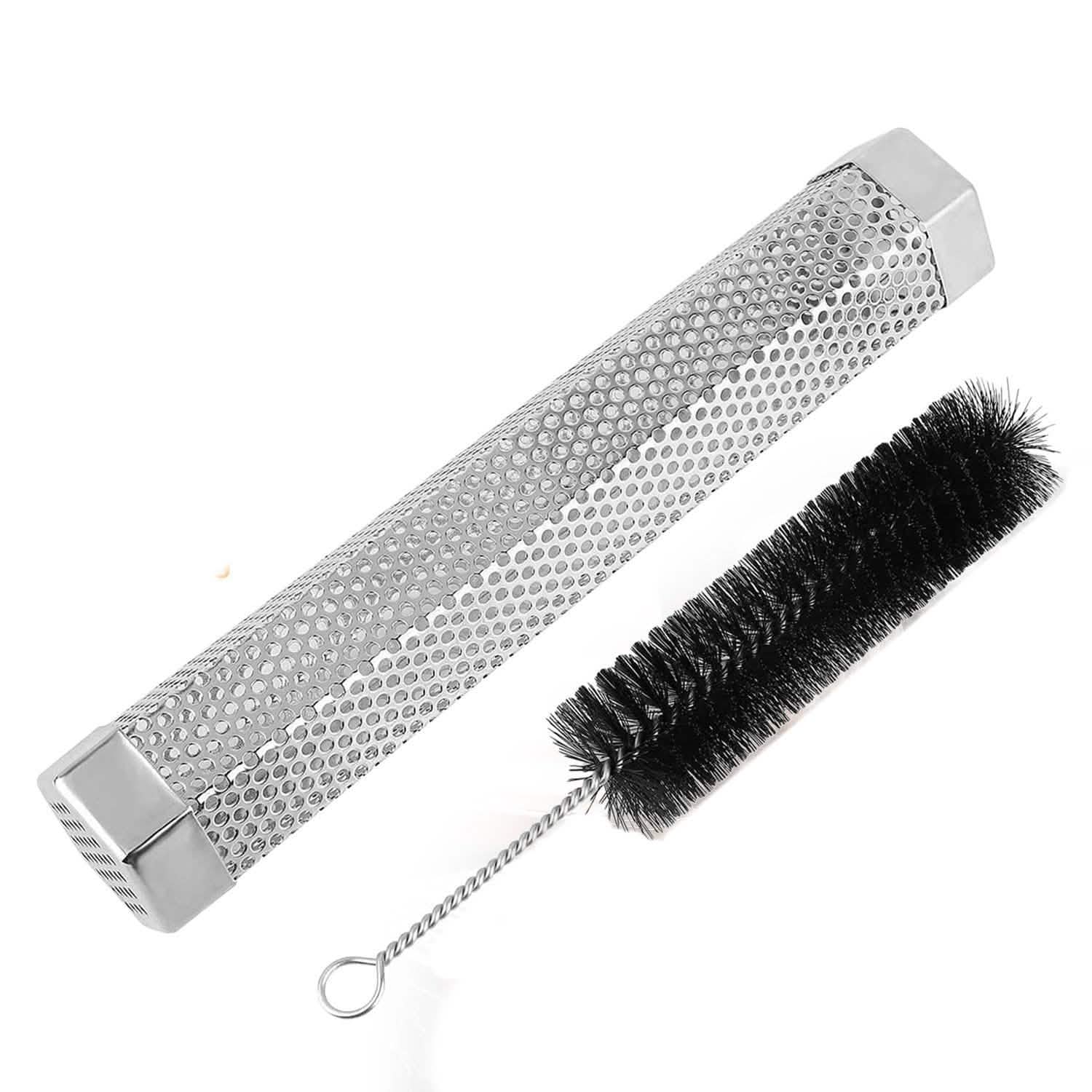 12-Inch Stainless Steel BBQ Grill Smoker Tube Kitchen Tools & Gadgets - Tophatter Daily Deals