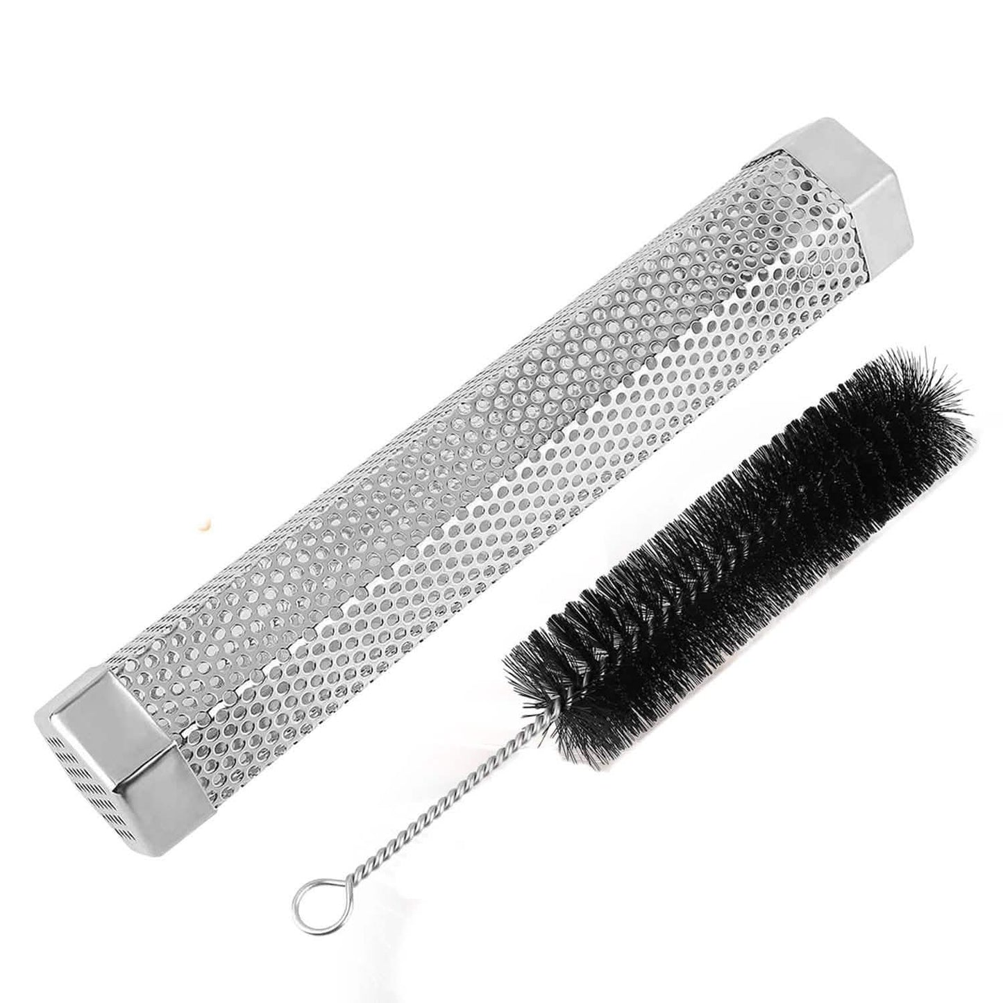 12-Inch Stainless Steel BBQ Grill Smoker Tube Kitchen Tools & Gadgets - Tophatter Daily Deals
