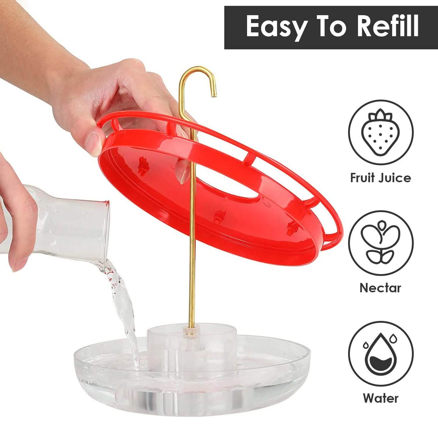 12 Oz Hummingbird Feeder Garden & Patio - Tophatter Daily Deals