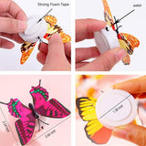 12-Pack: LED Butterfly Decoration Night Light Indoor Lighting - Tophatter Daily Deals
