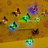 12-Pack: LED Butterfly Decoration Night Light Indoor Lighting - Tophatter Daily Deals