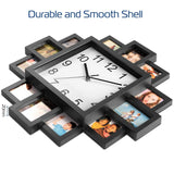 12-Picture Display Wall Clock Household Appliances - Tophatter Daily Deals