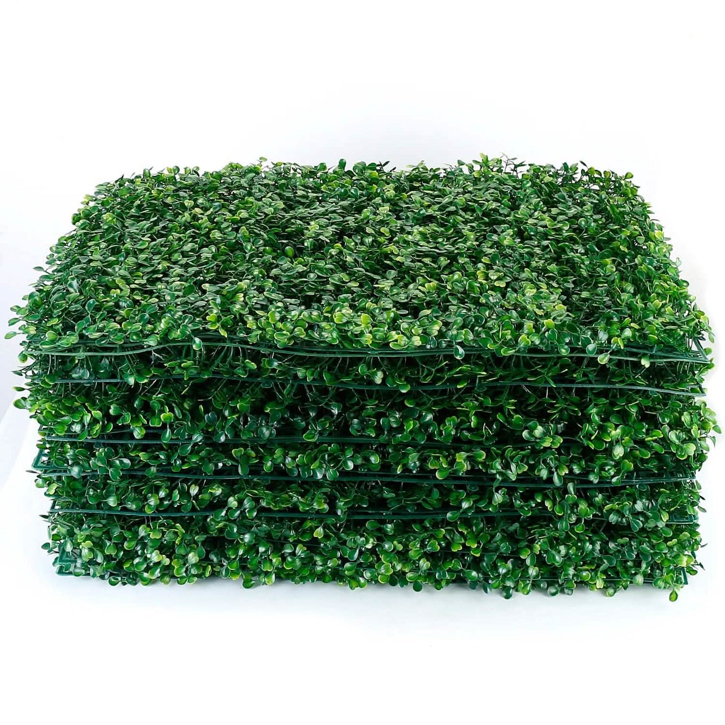 12-Piece: Artificial Boxwood Plant Grass Garden & Patio - Tophatter Daily Deals