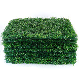 12-Piece: Artificial Boxwood Plant Grass Garden & Patio - Tophatter Daily Deals
