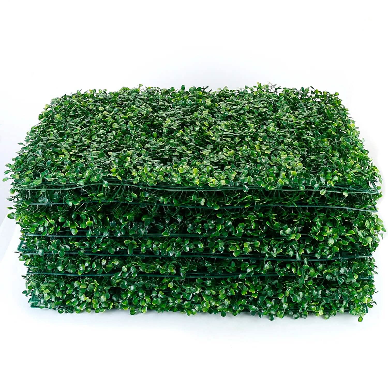 12-Piece: Artificial Boxwood Plant Grass Garden & Patio - Tophatter Daily Deals