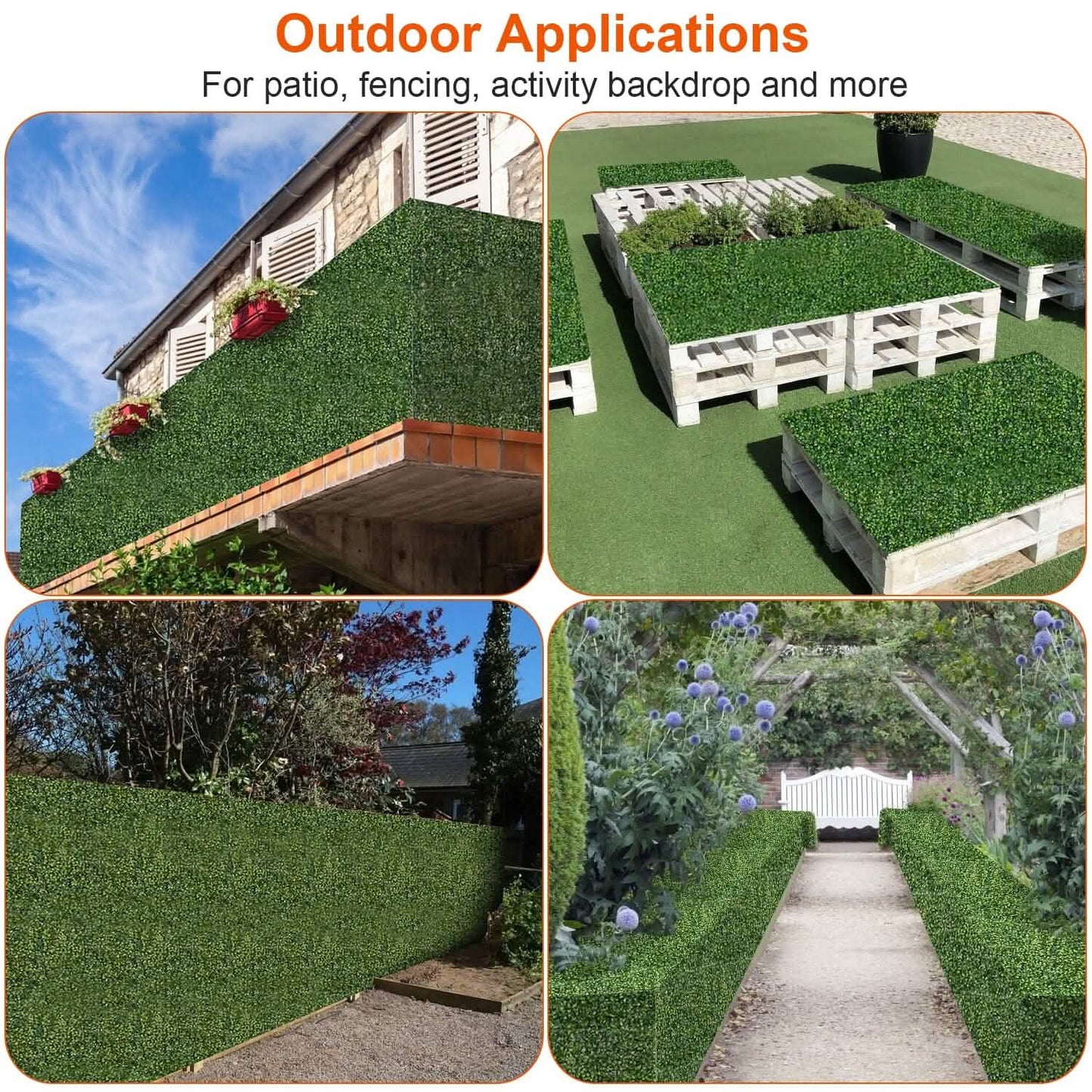 12-Piece: Artificial Boxwood Plant Grass Garden & Patio - Tophatter Daily Deals