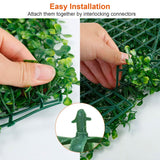 12-Piece: Artificial Boxwood Plant Grass Garden & Patio - Tophatter Daily Deals