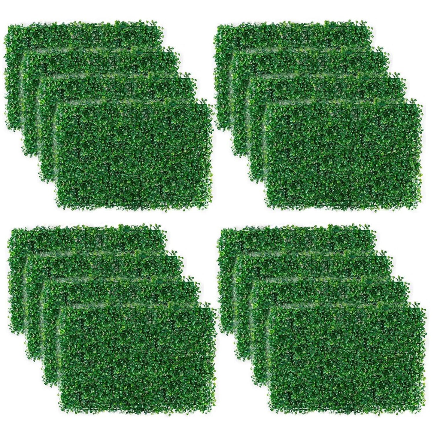12-Piece: Artificial Boxwood Plant Grass Garden & Patio - Tophatter Daily Deals