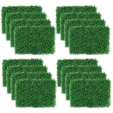 12-Piece: Artificial Boxwood Plant Grass Garden & Patio - Tophatter Daily Deals
