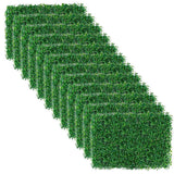 12-Piece: Artificial Boxwood Plant Grass Garden & Patio - Tophatter Daily Deals