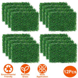 12-Piece: Artificial Boxwood Plant Grass Garden & Patio - Tophatter Daily Deals