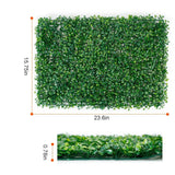 12-Piece: Artificial Boxwood Plant Grass Garden & Patio - Tophatter Daily Deals