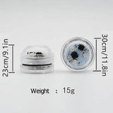 12-Piece: LED RGB Diving Light Remote Control Decorative Light Indoor Lighting - Tophatter Daily Deals