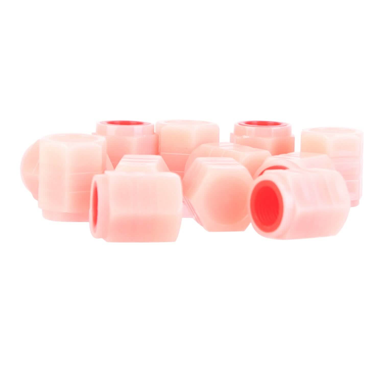 12-Piece: Luminous Car Tire Valve Stem Covers Red Automotive - Tophatter Daily Deals