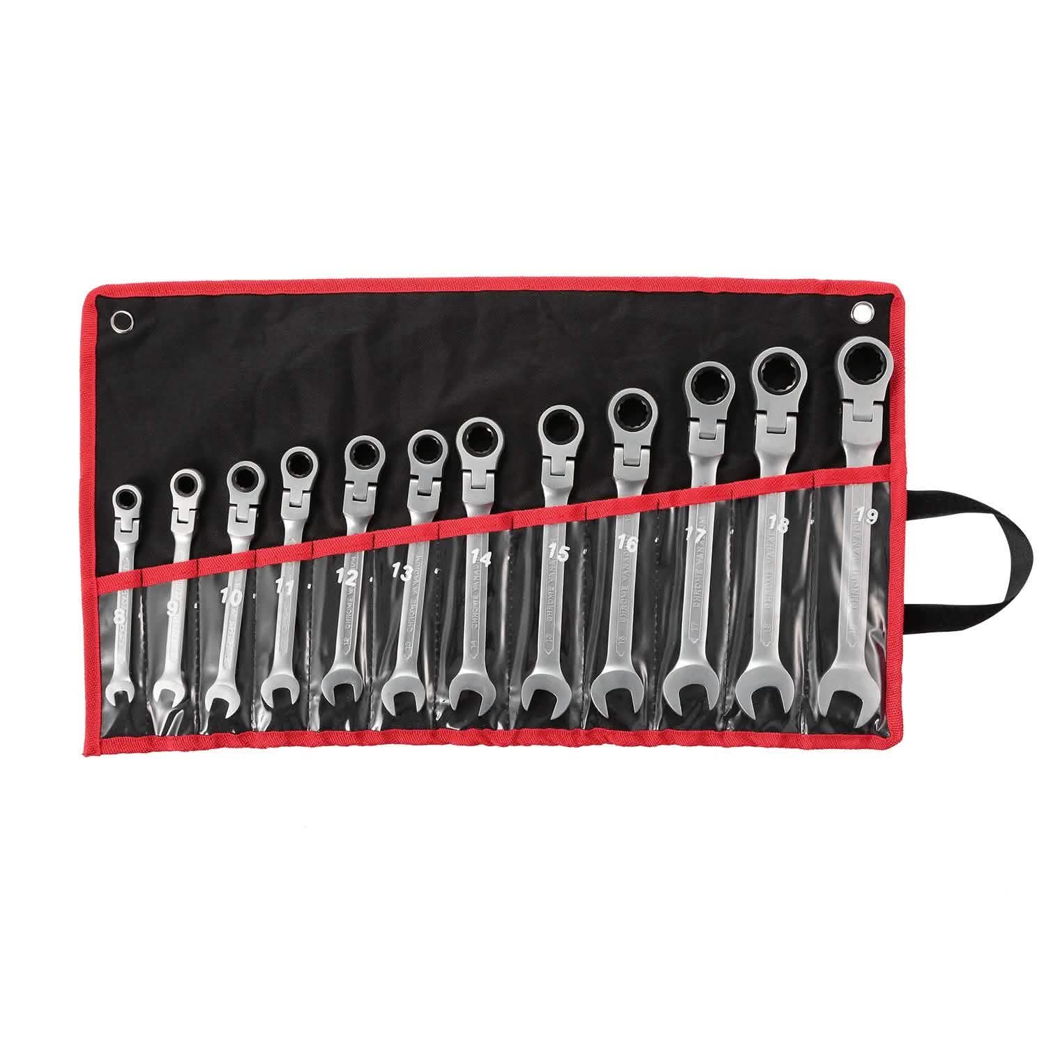 12-Piece Set: 8-19mm Metric Combination Wrench Home Improvement - Tophatter Daily Deals