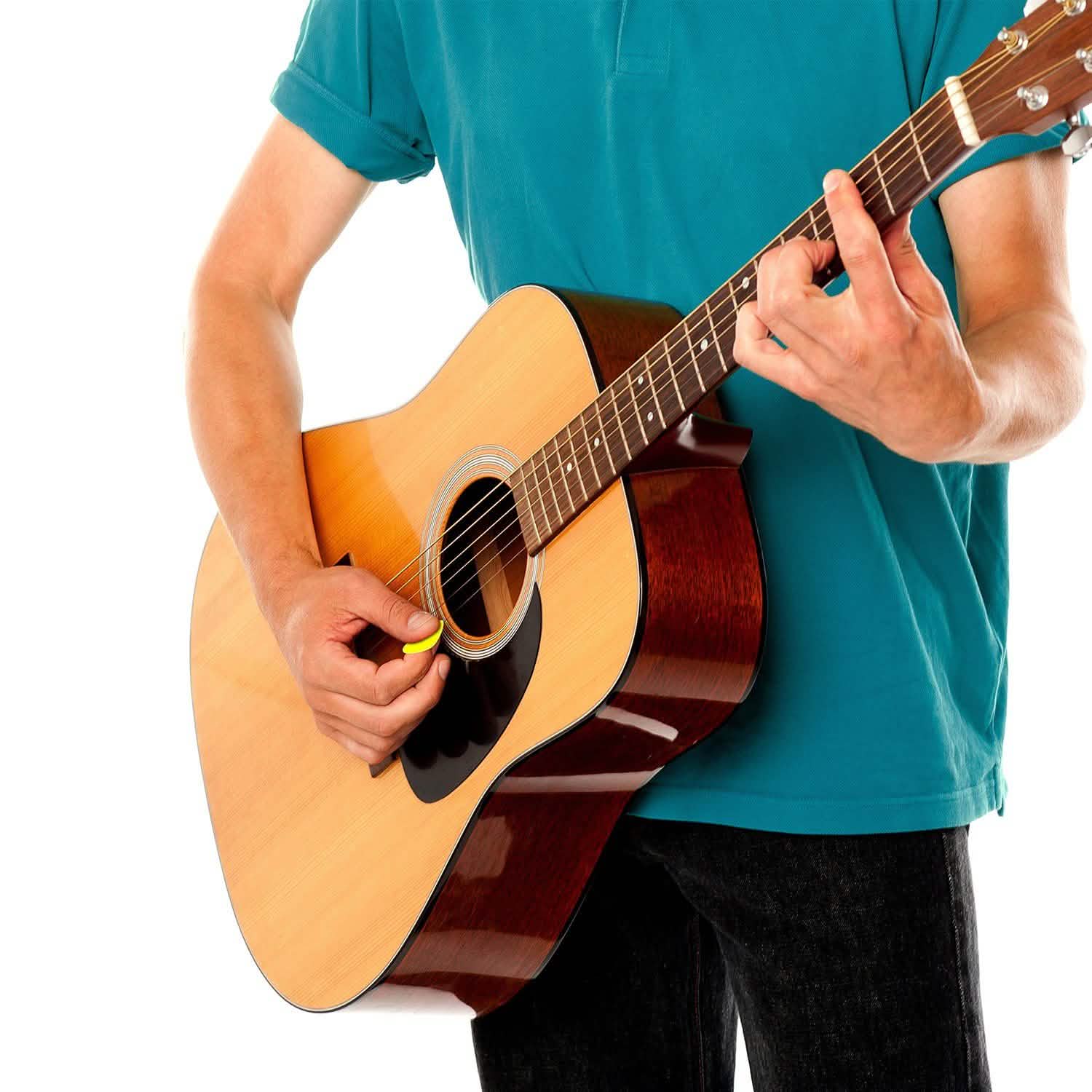 12-Piece: Standard Acoustic Electric Plectrums Guitar Picks Everything Else - Tophatter Daily Deals