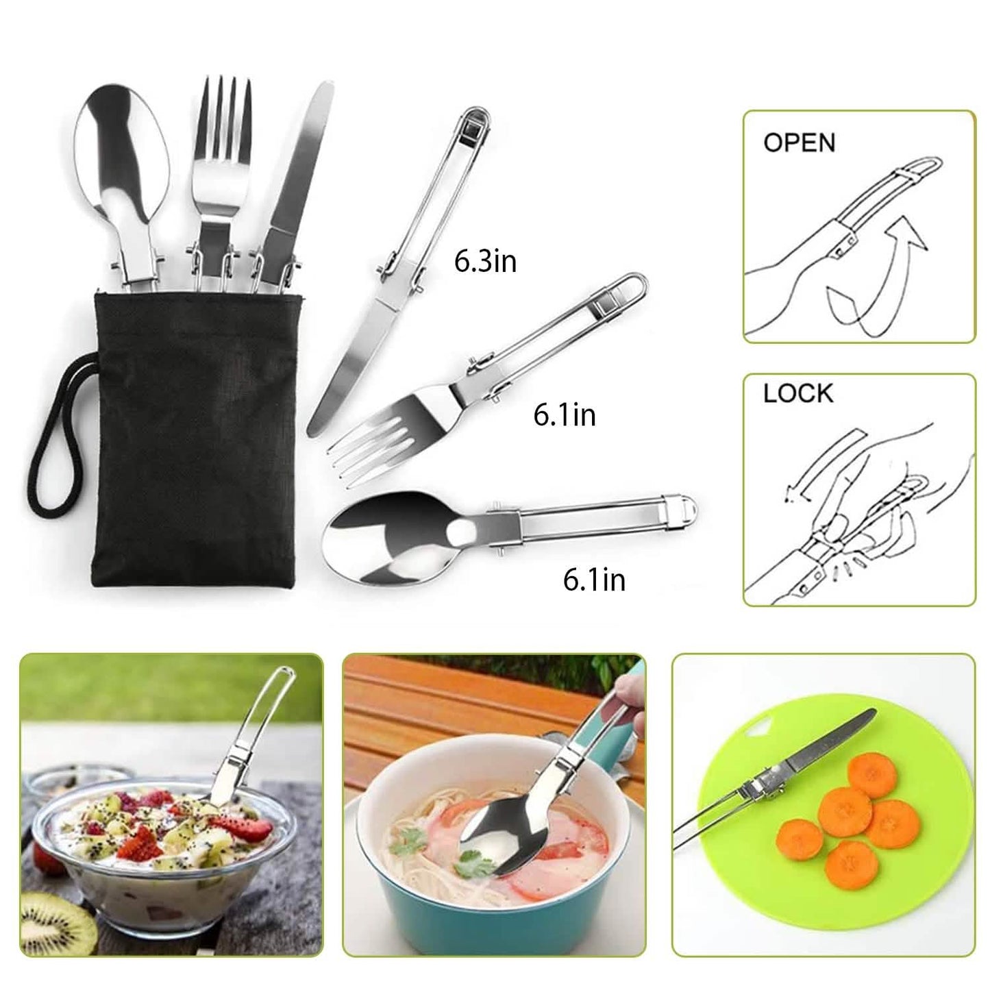 12-Pieces: Camping Cookware Set Outdoor Recreation - Tophatter Daily Deals