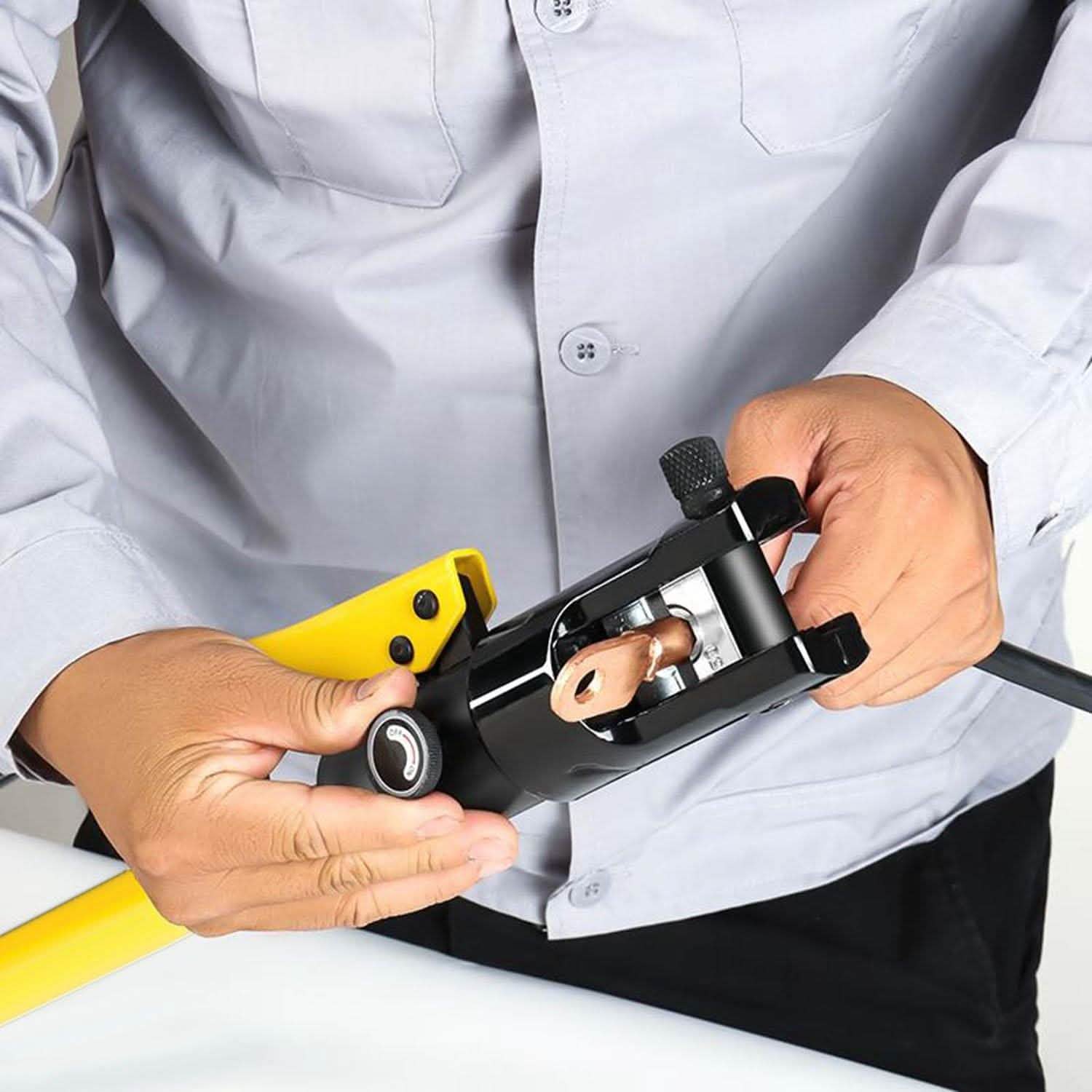 12 Ton Hydraulic Wire Crimper Home Improvement - Tophatter Daily Deals