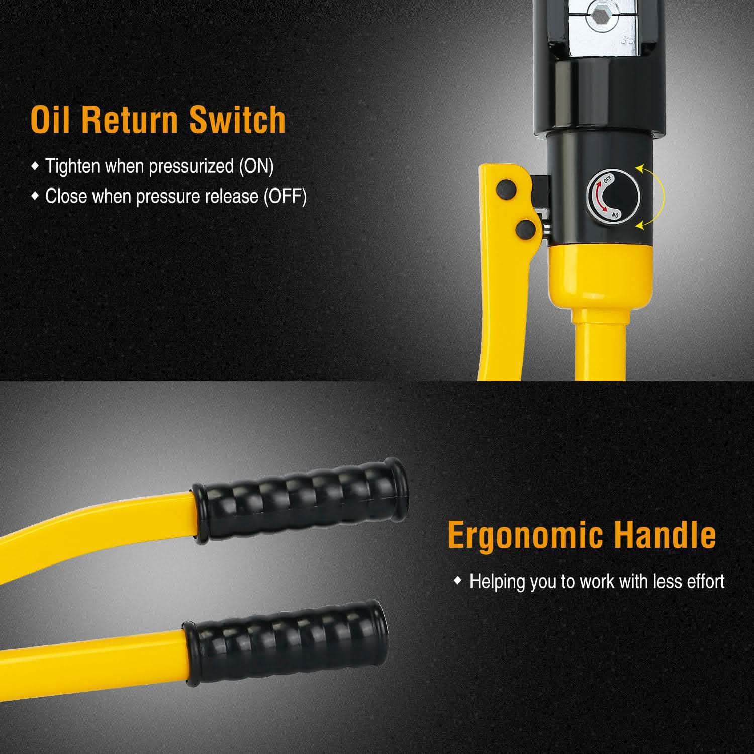 12 Ton Hydraulic Wire Crimper Home Improvement - Tophatter Daily Deals