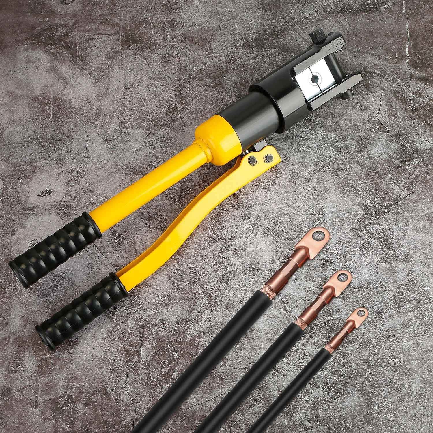 12 Ton Hydraulic Wire Crimper Home Improvement - Tophatter Daily Deals