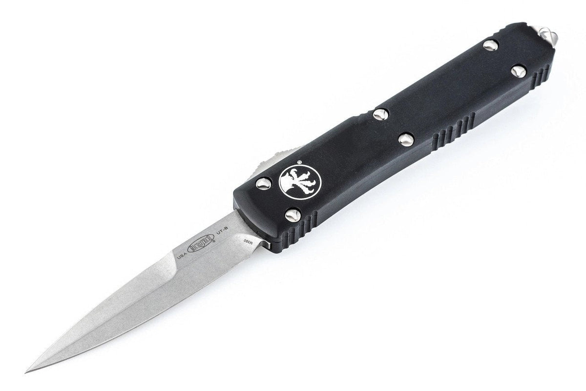 Microtech Ultratech - Bayonet Blade - OTF - Black Chassis - 120-10 Automatic Knives - Tophatter Daily Deals
