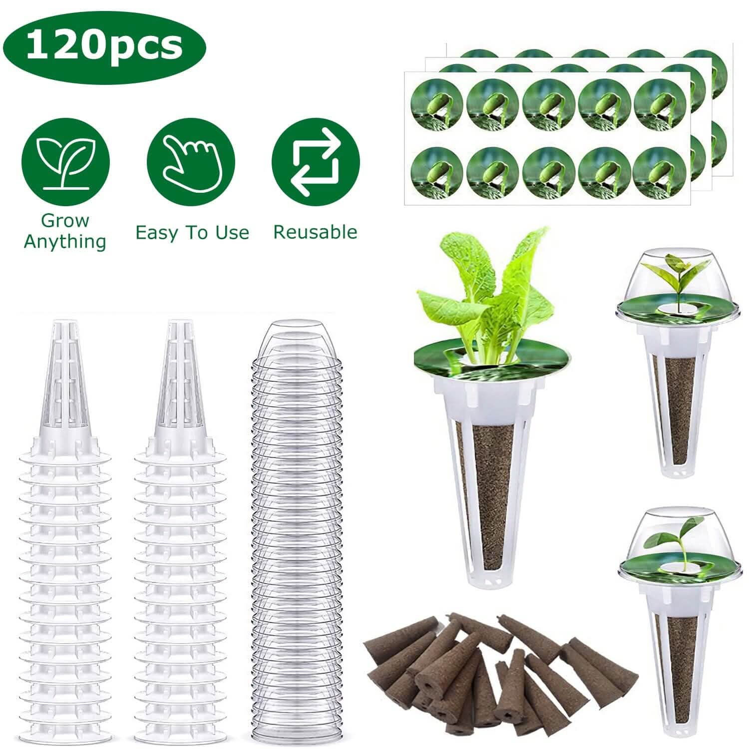 120-Piece: Seed Pod Kit Garden & Patio - Tophatter Daily Deals
