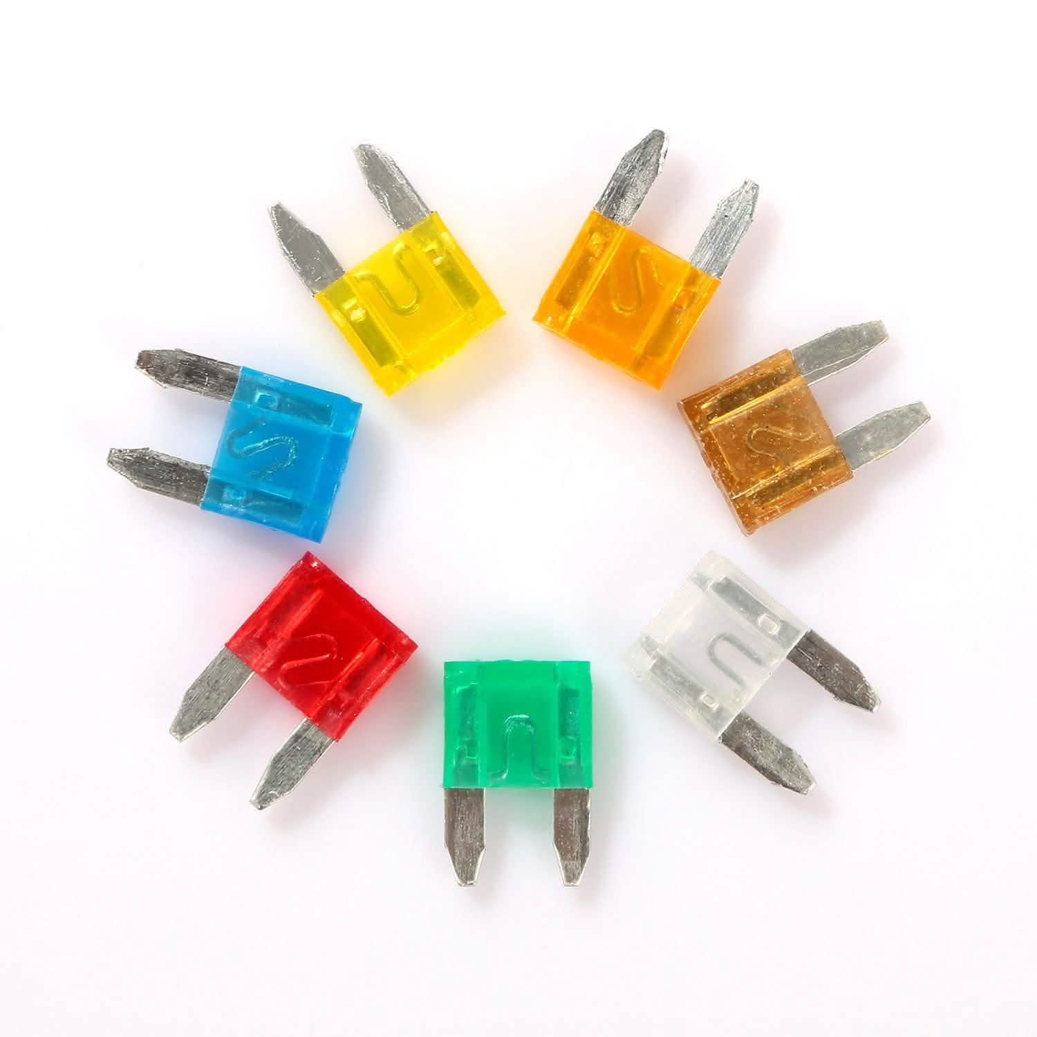 120-Pieces: Mini Auto Blade Fuse Set Automotive - Tophatter Daily Deals