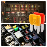120-Pieces: Mini Auto Blade Fuse Set Automotive - Tophatter Daily Deals