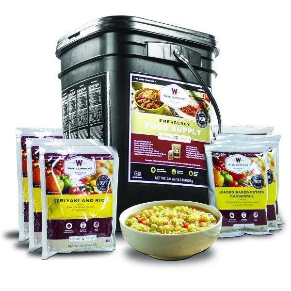 120 Serving- Entree Only Grab n' Go Bucket Survival - Tophatter Daily Deals