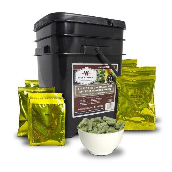120 Serving Wise Vegetable Buckets Survival - Tophatter Daily Deals