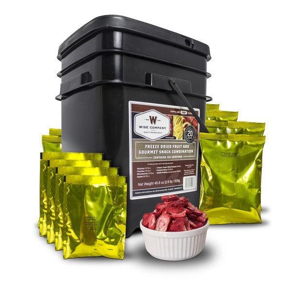 120 Serving Wise Fruit Buckets Survival - Tophatter Daily Deals