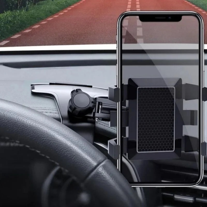 Car Dashboard Phone Holder 1200 Degree Rotation Universal - Tophatter Daily Deals