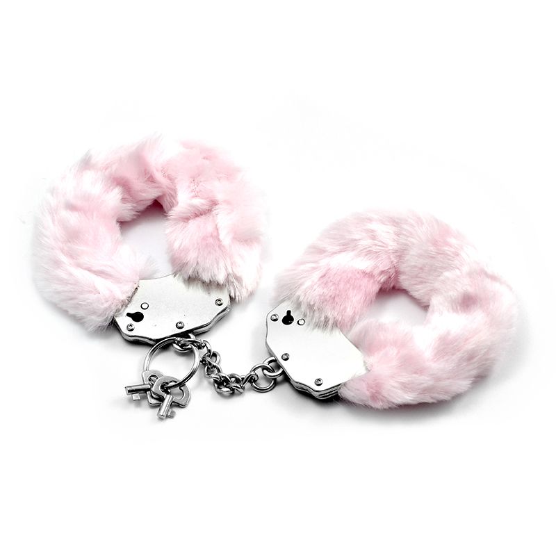 Fetish Pleasure Fluffy Hand Cuffs – Sturdy Metal Wrist Cuffs > Bondage Gear > Handcuffs - Tophatter Daily Deals