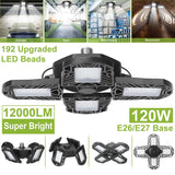 12000LM LED Garage Light Outdoor Lighting - Tophatter Daily Deals