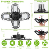 12000LM LED Garage Light Outdoor Lighting - Tophatter Daily Deals