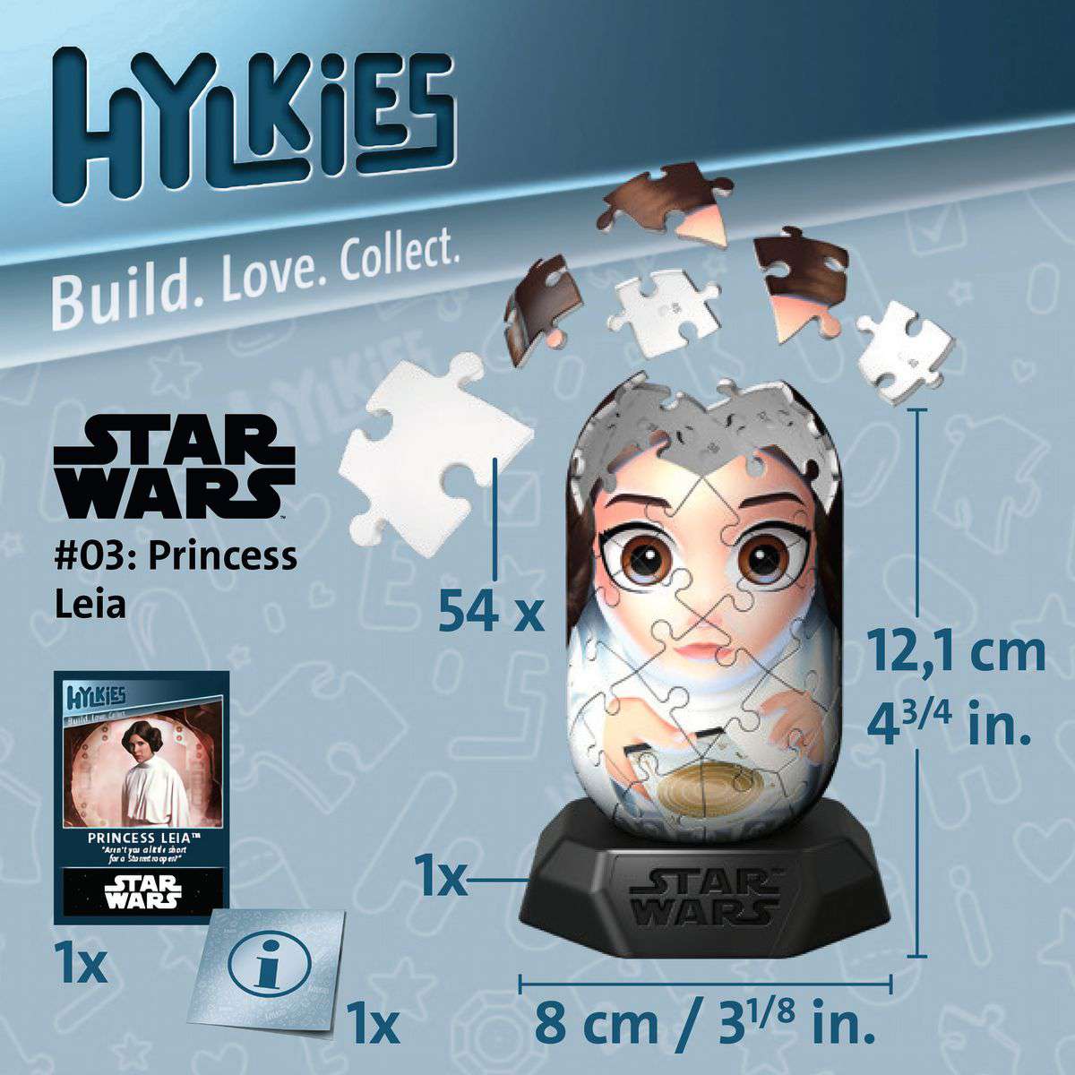 Star Wars – Princess Leia Hylkies 3D Puzzle 3D Puzzle - Tophatter Daily Deals