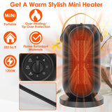 1200W Portable Electric Fan Heater Household Appliances - Tophatter Daily Deals