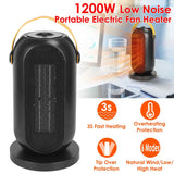 1200W Portable Electric Fan Heater Household Appliances - Tophatter Daily Deals