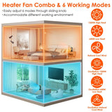 1200W Portable Electric Fan Heater Household Appliances - Tophatter Daily Deals
