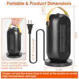 1200W Portable Electric Fan Heater Household Appliances - Tophatter Daily Deals