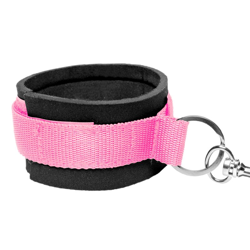 Bedroom Restraint Kit Pink for Unforgettable Intimate Play > Bondage Gear > Bed Restraints - Tophatter Daily Deals