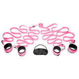 Bedroom Restraint Kit Pink for Unforgettable Intimate Play > Bondage Gear > Bed Restraints - Tophatter Daily Deals