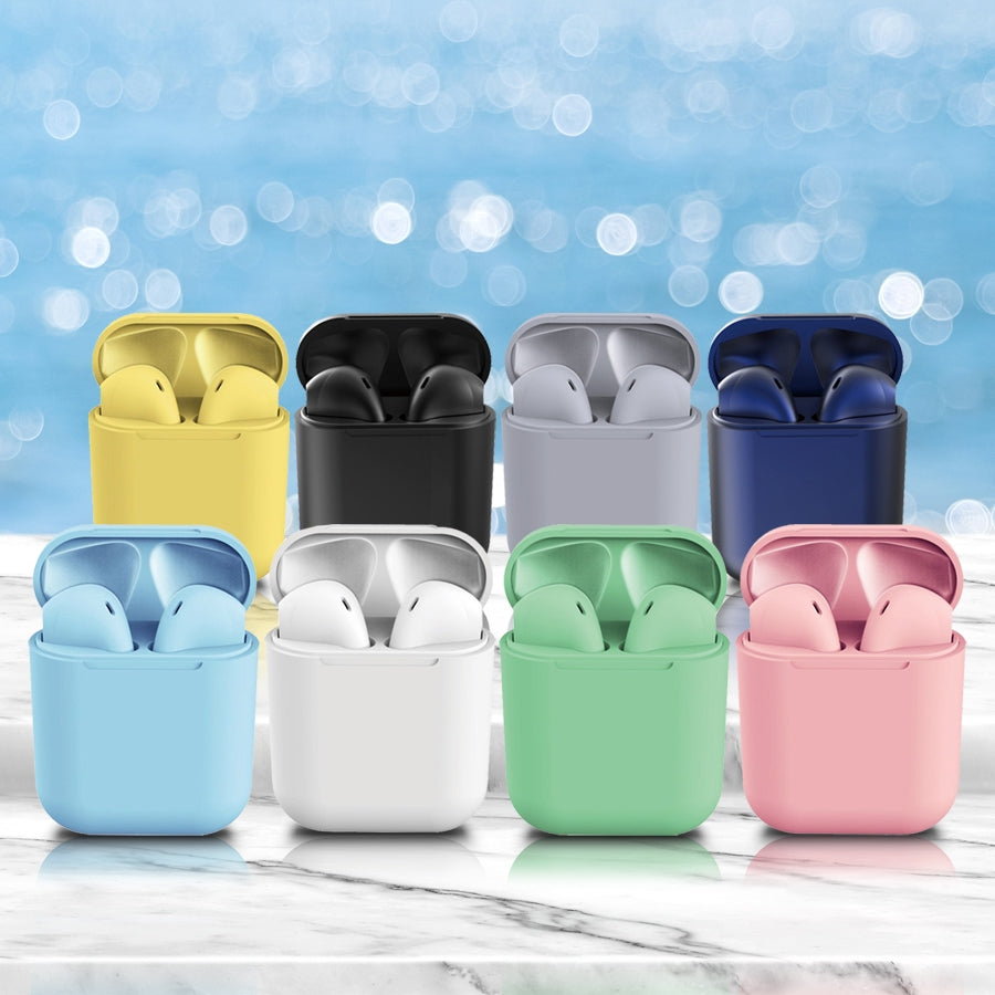 Rubber Matte Wireless Earbuds and Charging Case In-Ear Headphones - Tophatter Daily Deals