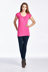 Women's Round Neck T-Shirt Top Tops - Tophatter Daily Deals