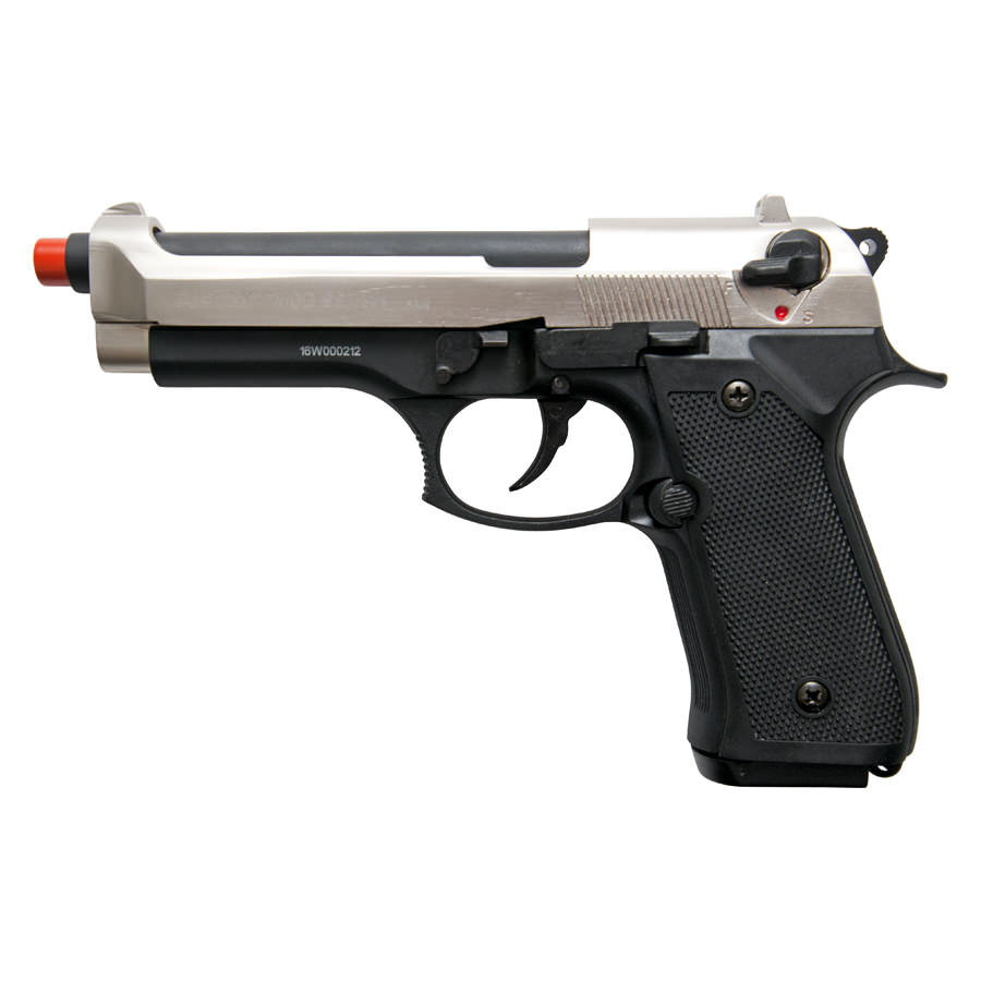 Retay 9MM MOD 92 Front Firing Blank Gun Two-Tone Finish - Tophatter's Guns'N'Weapons Store Collectible Weapons - Tophatter Daily Deals