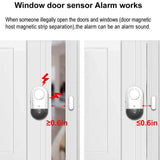 120DB Door Window Alarm Smart Home & Security - Tophatter Daily Deals