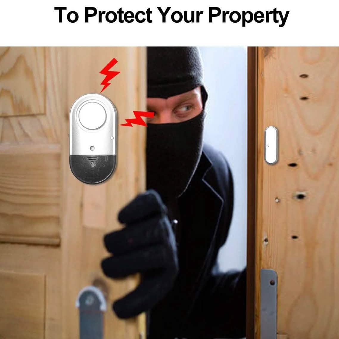 120DB Door Window Alarm Smart Home & Security - Tophatter Daily Deals