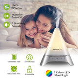 120ml Cool Mist Humidifier Ultrasonic Aroma Essential Oil Diffuser Health & Wellness - Tophatter Daily Deals